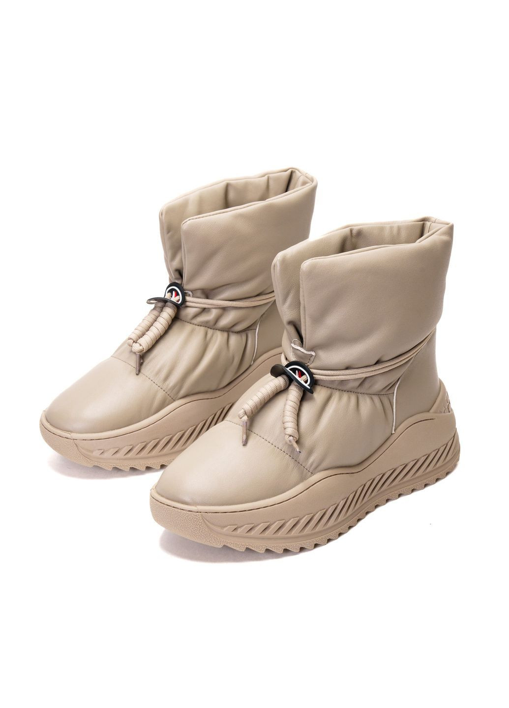 Зимние ботинки 01292 бежевые Verendina