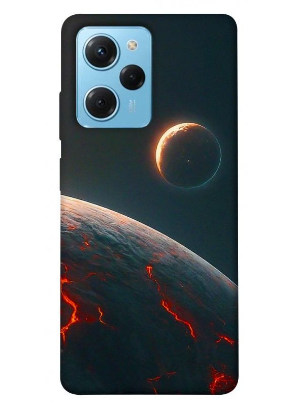 Чехол с принтом для Xiaomi Poco X5 Pro 5G / для Ксяоми, сяоми, ксиоми редми поко Х5 о Lava planet No Brand (338608975)