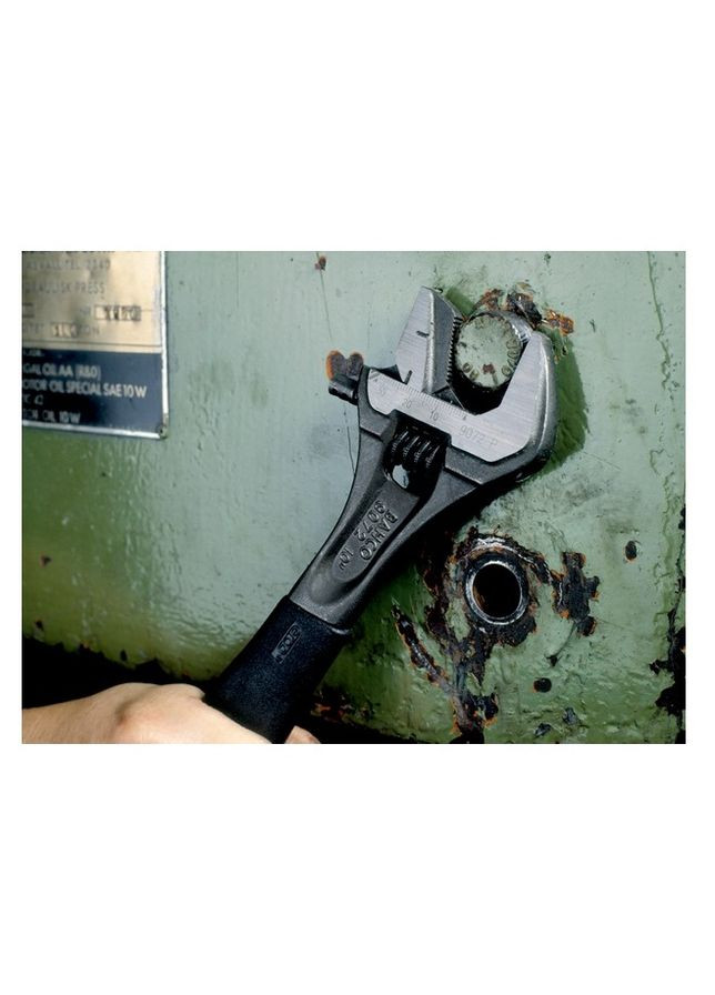 Розвідний ключ 257 мм, зі шкалою захоплення 33 мм, для труб 9072P (11381) Bahco (295043739)