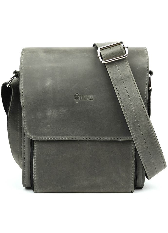 Шкіряна сумка-планшет через плече RJ-3027-4lx бренда сірий колір TARWA (335353837)