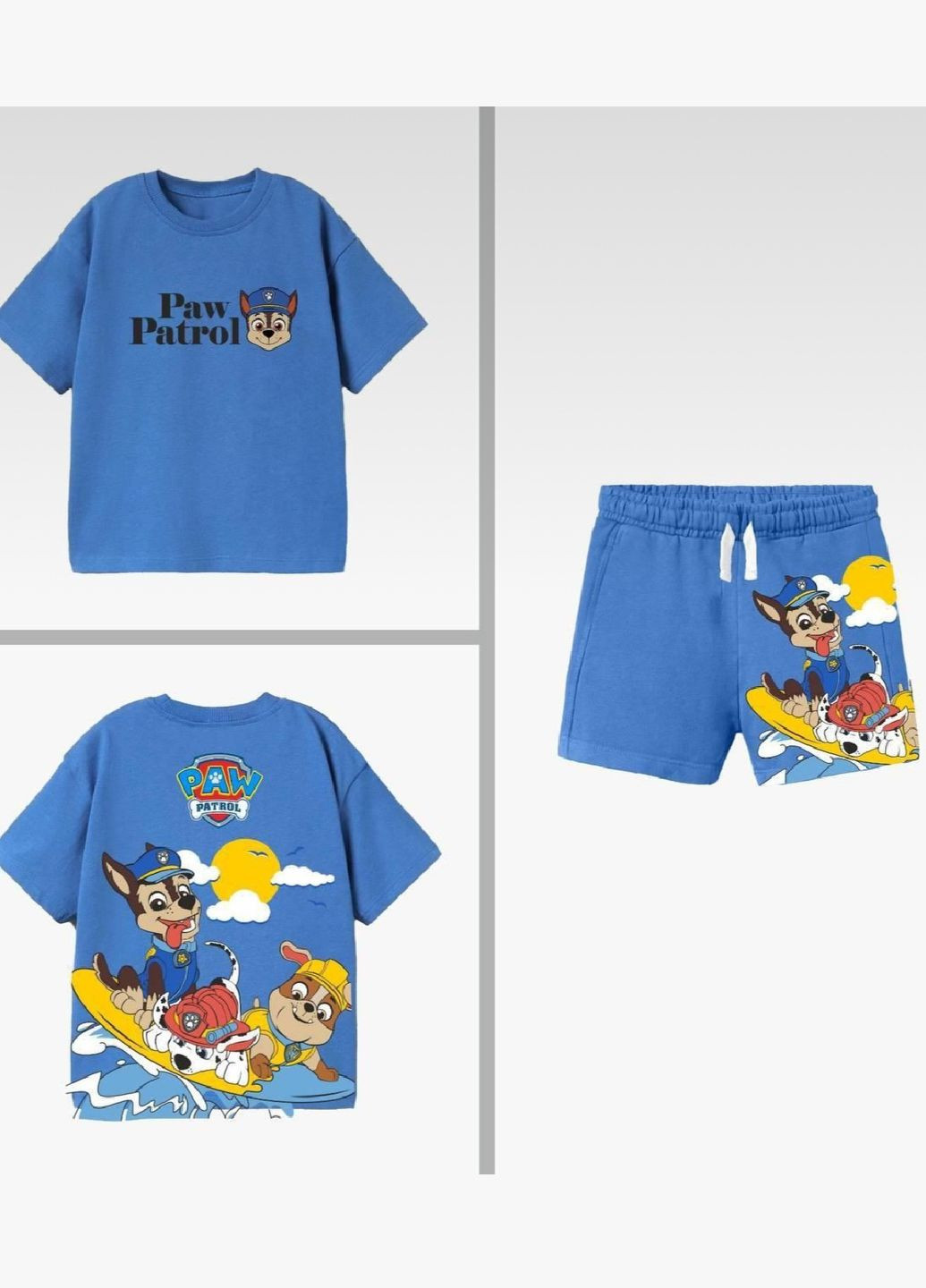 Комплект (футболка, шорты) Paw Patrol (Щенячий Патруль) KSTRWPA9748741 Disney футболка+шорти (294206717)