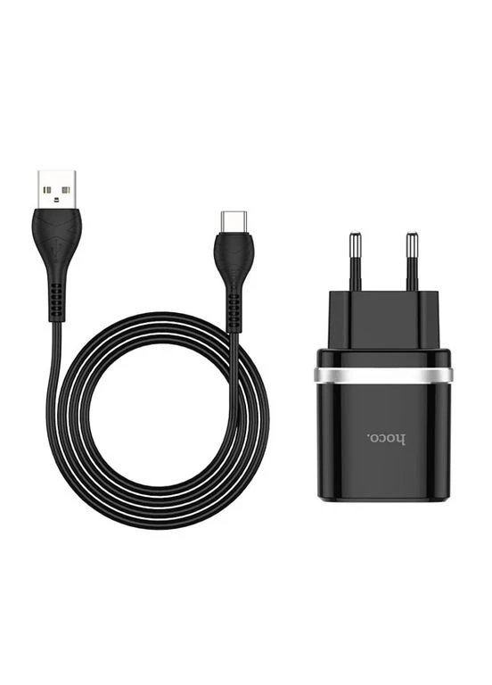 Мережевий зарядний пристрій HOCO QC3.0 18W Type-C No Brand C12Q Smart (401165823)