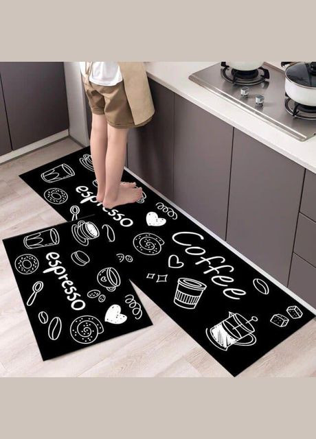 Коврик для кухни на пол 50х158 см Espresso К3 No Brand (301328163)