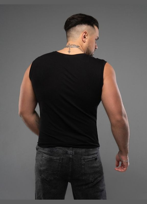 Черная футболка gn-537 черные ISSA PLUS