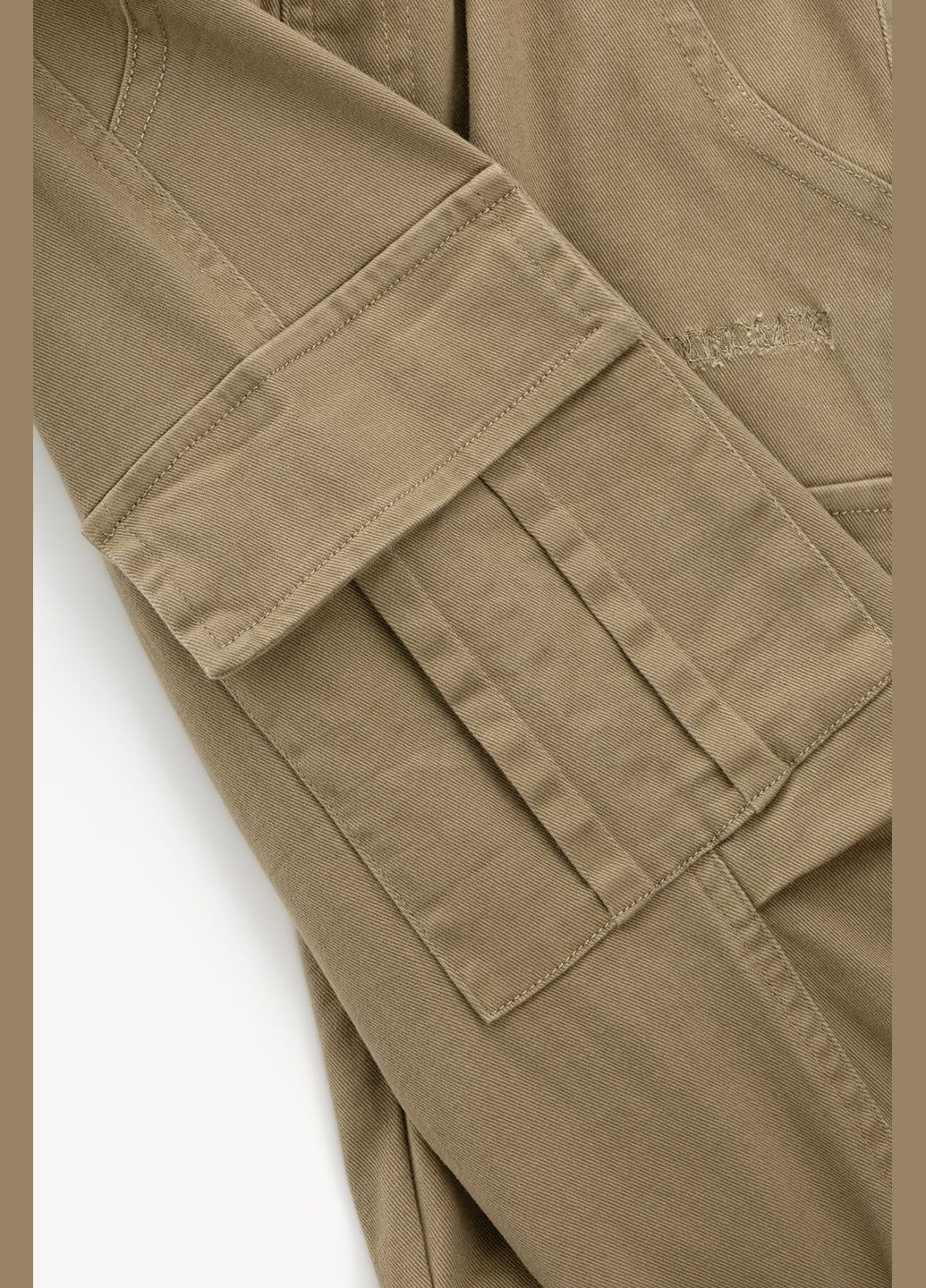 Хаки повседневный демисезонные брюки Kai-Kai