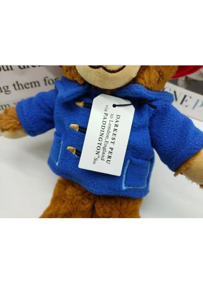 Ведмедик Паддінгтон м'яка іграшка 29см Paddington Bear ведмедик у синьому пальті та шапочці No Brand (386511911)