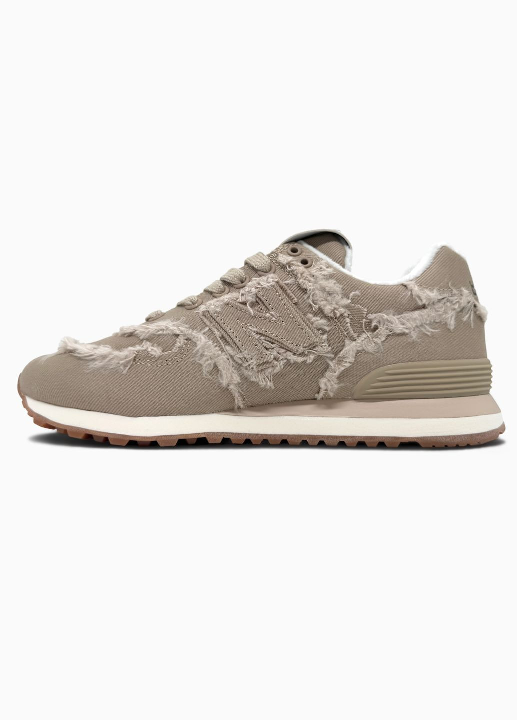 Кроссовки женские New Balance 574 x Miu Miu Beige | Нью Беланс 574 бежевые No Brand бежевые демисезоны (341485846)
