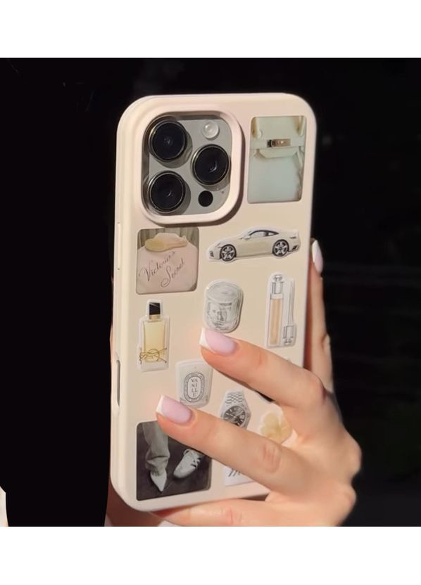 3D Объемные наклейки RICH GOLD Набор 15шт Stiker Pack наклейки стикеры на телефон ноутбук смартфон iPhone Samsung Xiaomi Pixel Smart (369388078)