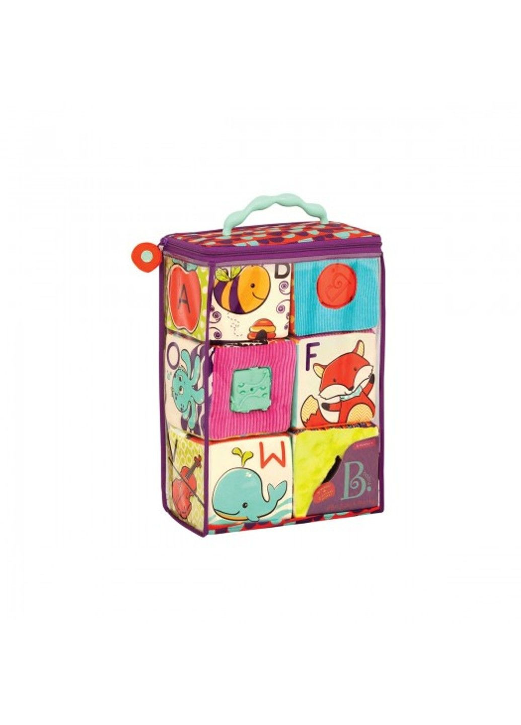 Розвиваючі М'які Кубики-Сортери Abc S2 Battat (331173440)