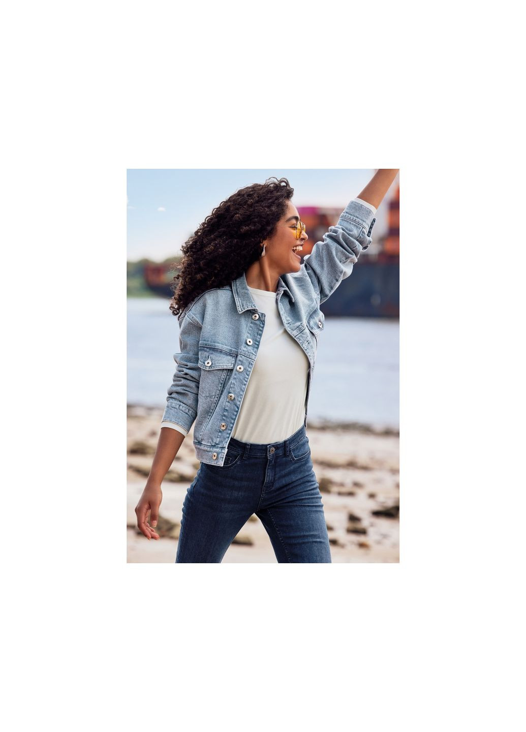 Джинси Skinny звужені облягаючі для жінки LYCRA® 450754 36(S) темно-синій Esmara - (324211550)