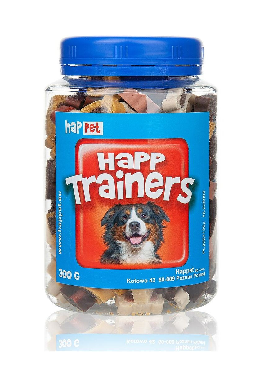 Тренувальні ласощі для собак Trainers з ягня яловичини курки та риби 300 г (TS03) (5907708641878) Happet (354700818)