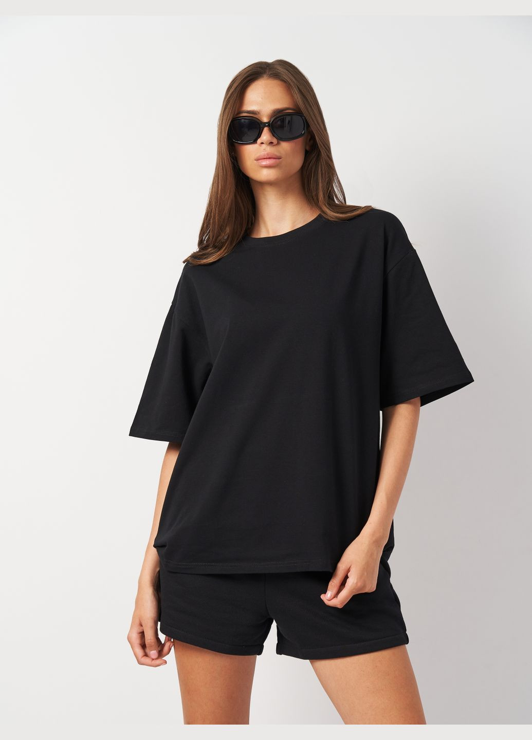 Футболка оверсайз женская Роза - (299261064)