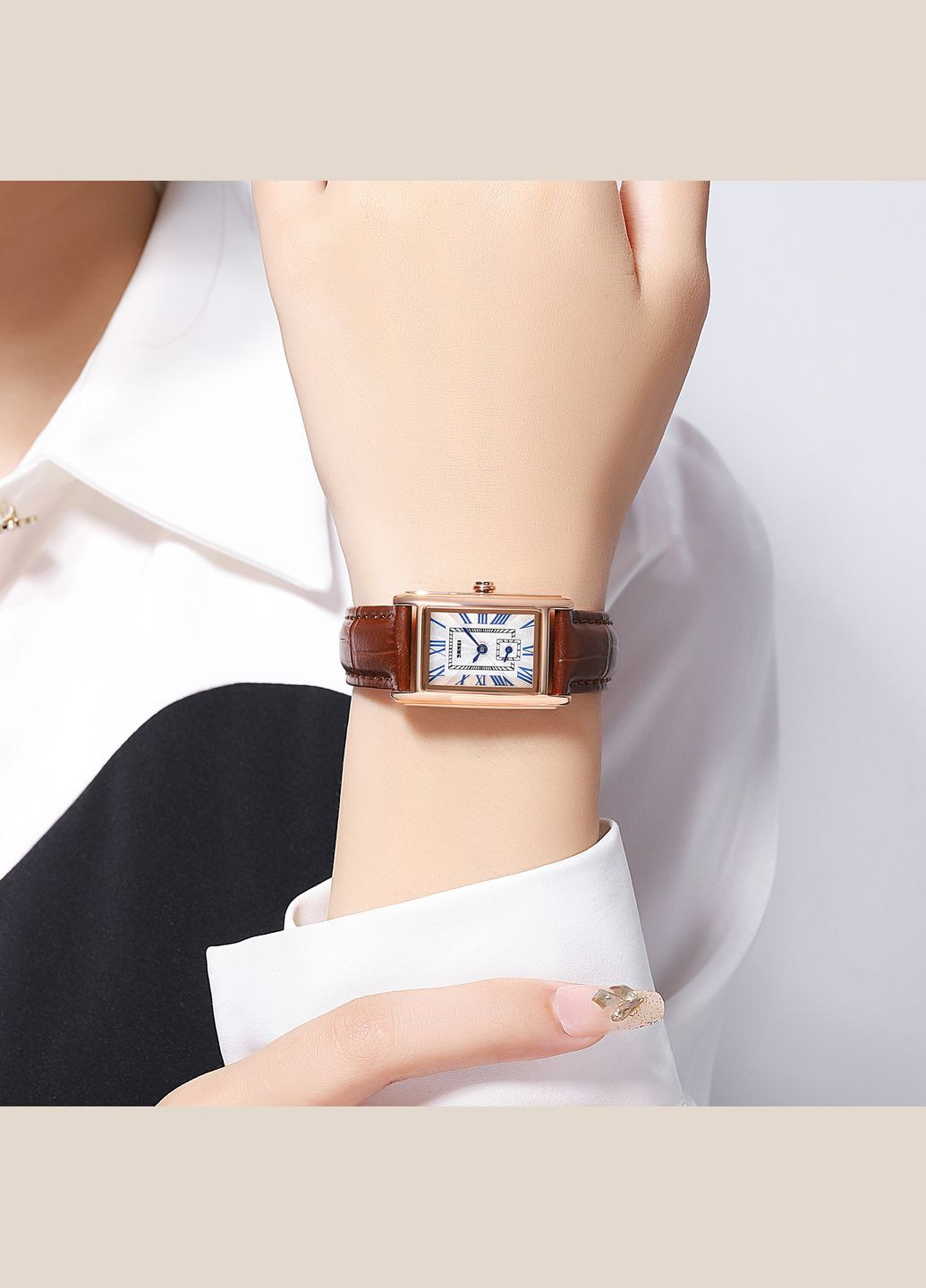 2297RGBN Rose Gold-Brown Skmei (341335381)