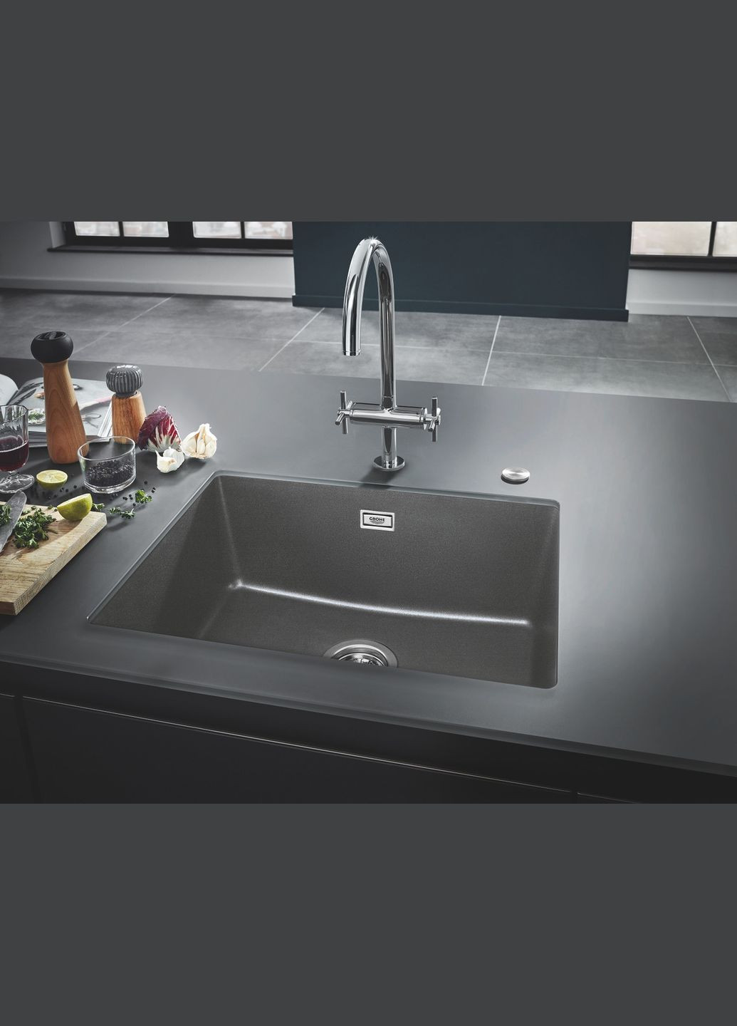 Композитная мойка для кухни K700U (31655AT0) Grohe (315442128)