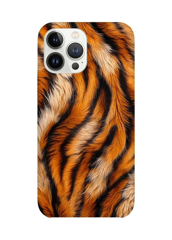 Магнитный чехол на iPhone 14 Pro с поддержкой MagSafe Тигровый мех (принт 395) Creative (355405344)