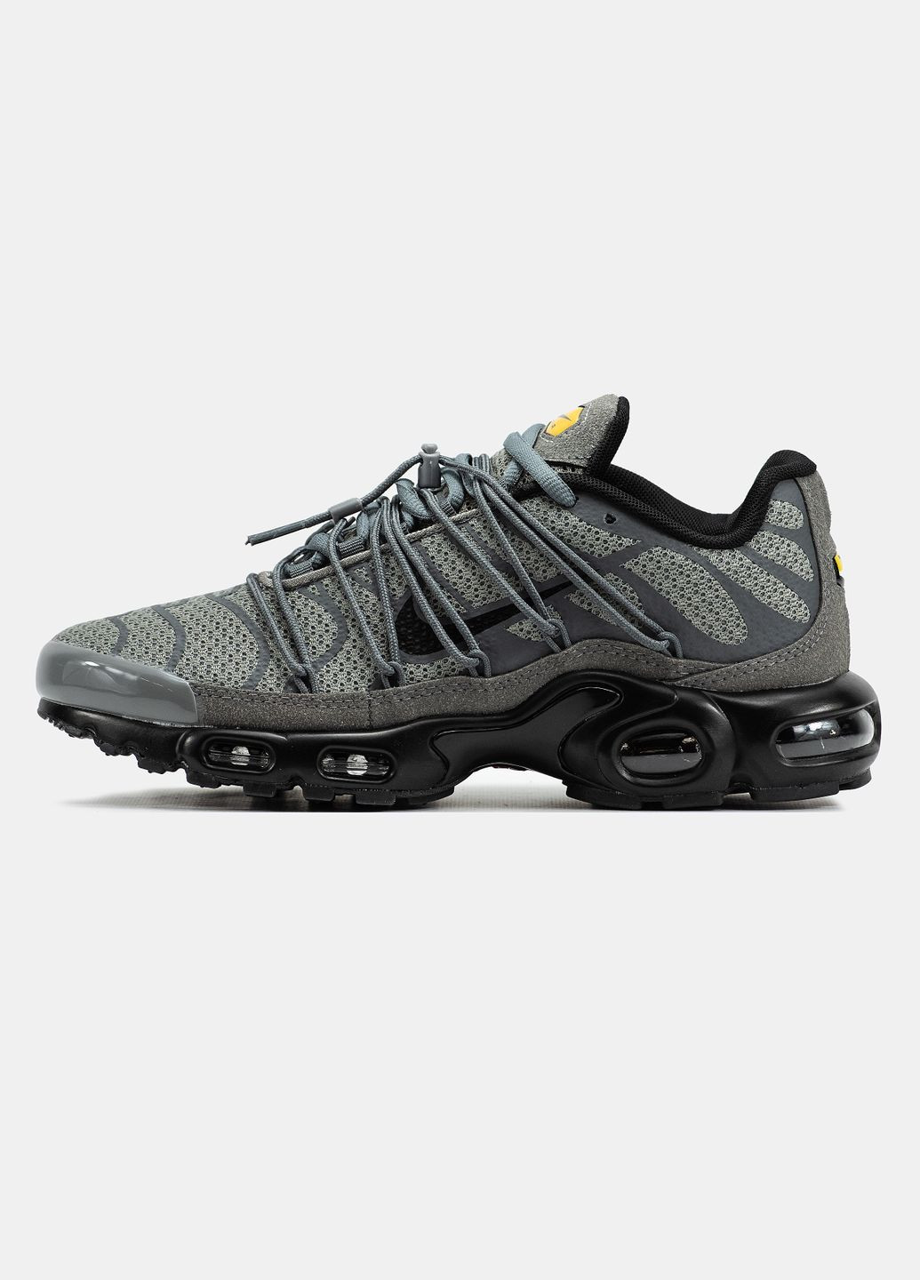 Сірі всесезонні кросівки nike plus grey black No Brand Air Max TN