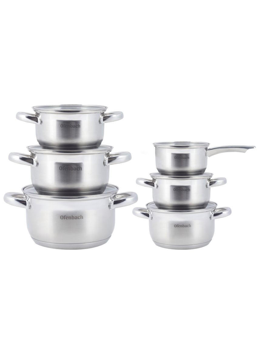 Набор кухонной посуды KM-100520 12 предметов Ofenbach (348133652)
