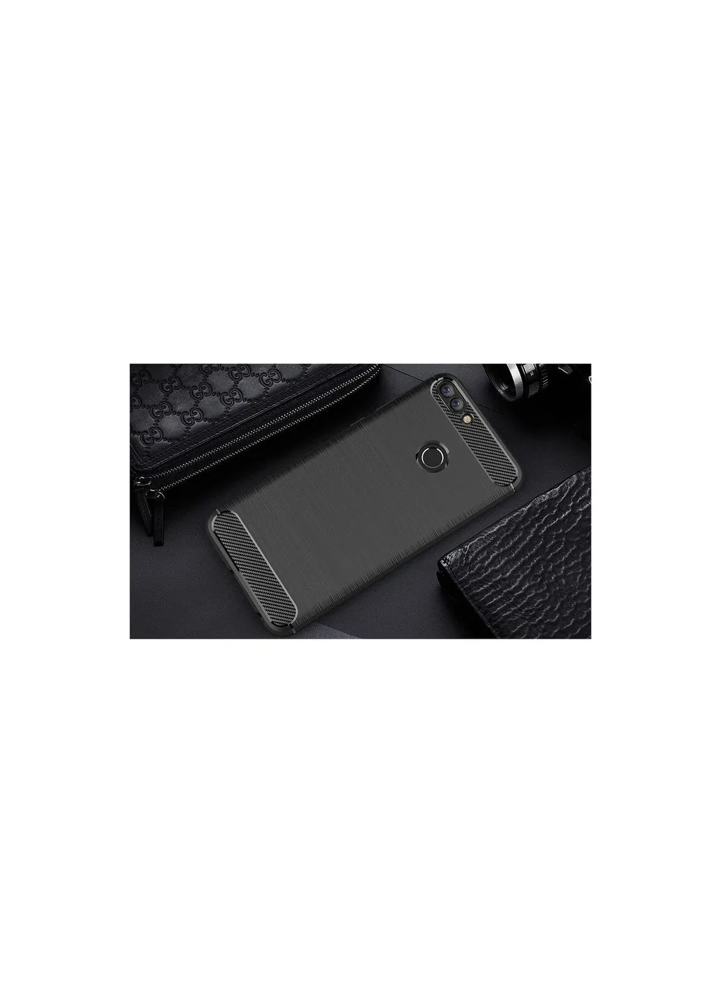 Чохол до мобільного телефона для Huawei Y7 Prime 2018 Carbon Fiber (Black) (LT-YP2018) Laudtec для Huawei Y7 Prime 2018 Carbon Fiber (Black) (326586206)