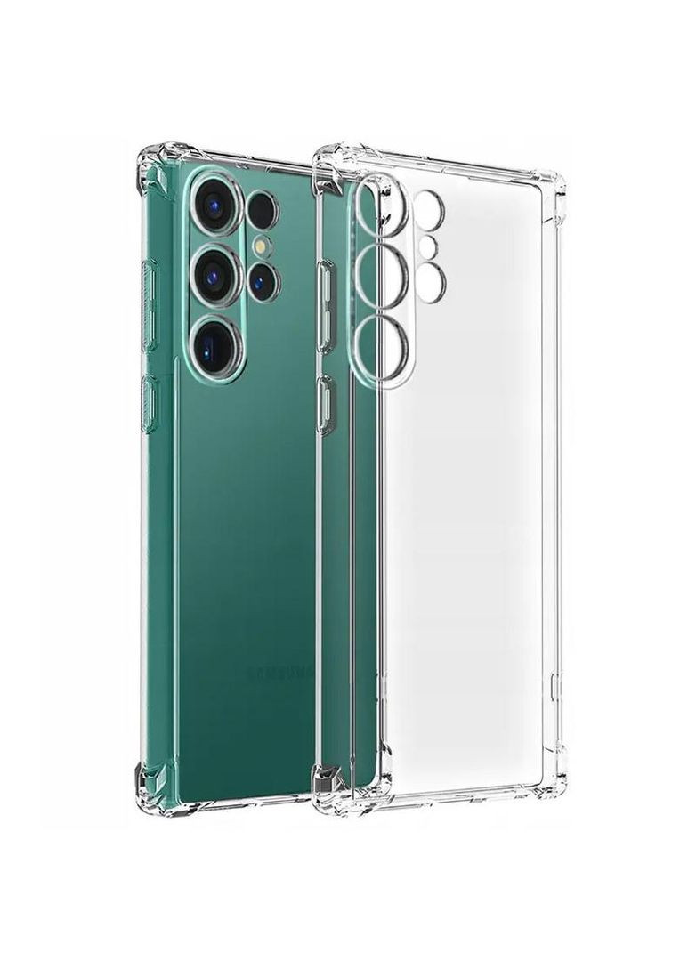 Ультратонкий силиконовый чехол с крытыми бортами та камерою на Samsung Galaxy S24 Ultra Getman (308981385)