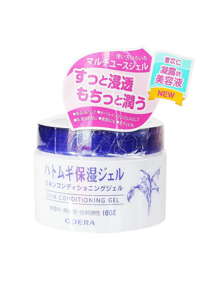 No Brand Зволожуючий і заспокійливий гель з екстрактом бусенника Opera Naturie Skin Conditioning Gel Hatomugi 180г — Крем, (341308799)