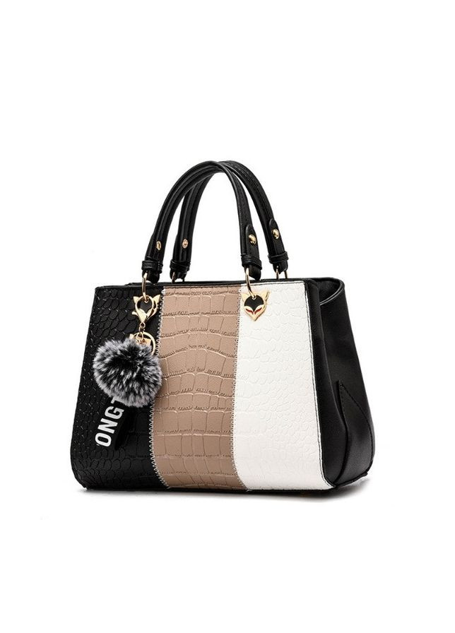 Жіноча сумка на плече з хутряним брелоком No Brand (298997112)