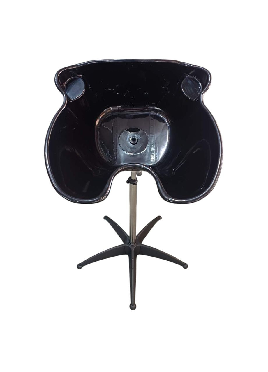 Мобильная парикмахерская мойка, черная с регулировкой высоты и угла наклона Global Fashion (363028634)