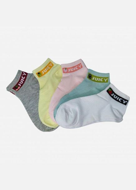 Набор женских носков коротких хлопковых Лана JUICY 10 пар Ассорти No Brand (278369139)