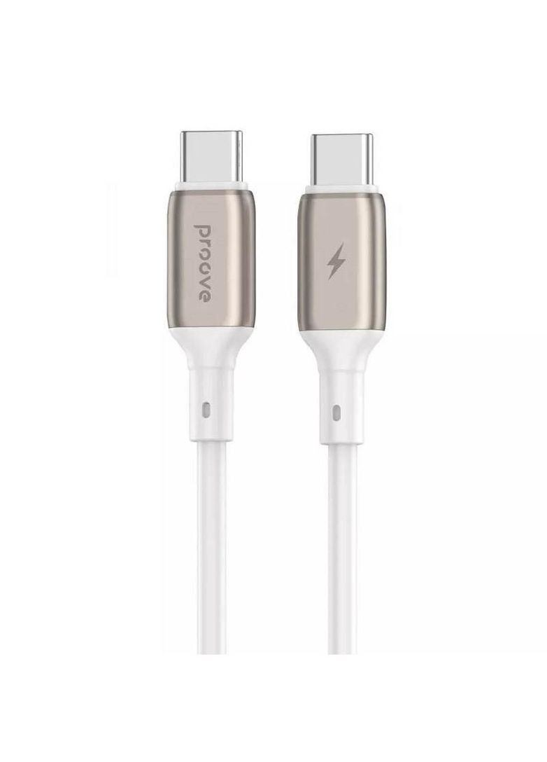 Дата кабель Flex Metal Type-C to Type-C 60W (1m) Proove (303360244)