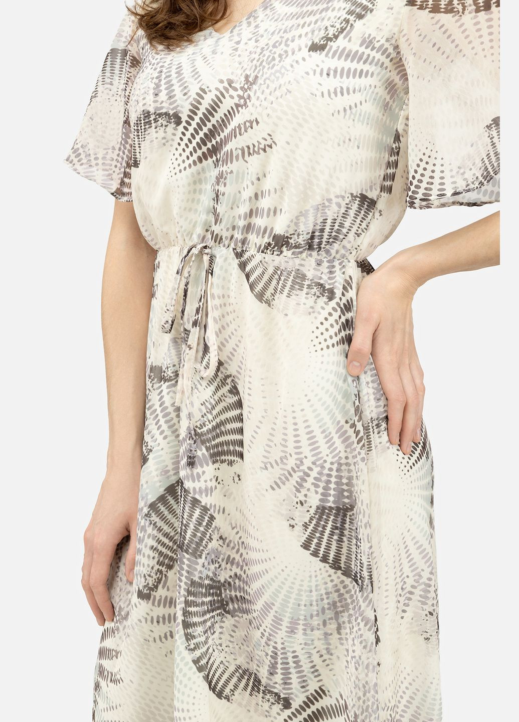 Бежева жіноча сукня колір бежевий цб-00247014 Mass