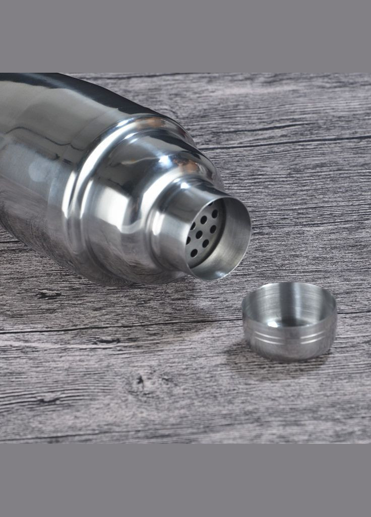 Коблер Шейкер для приготування коктейлів з нержавіючої сталі Барний шейкер 550 мл (М2130136) Poly Steel (301021280)