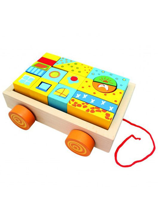 «Городок», конструктор у візку, 19 дет. (4076/80152) Bino (324423431)