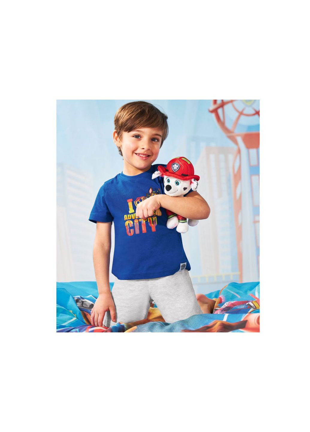 Пижамные шорты хлопковые трикотажные для мальчика 356981 Lupilu (264828293)