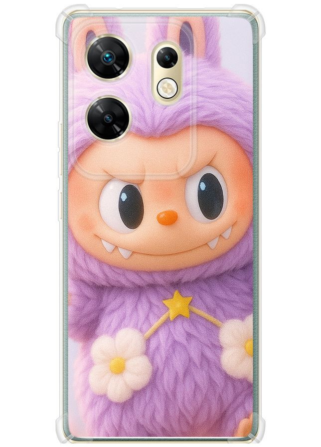 Силіконовий протиударний с посиленими кутами чохол 'Лабубу' для Endorphone Infinix Zero 30 4G (342123714)