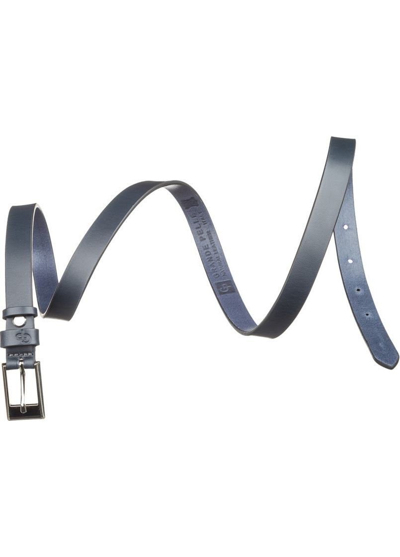 Ремінь жіночий 11070 шкіряний Синій Grande Pelle (299164155)