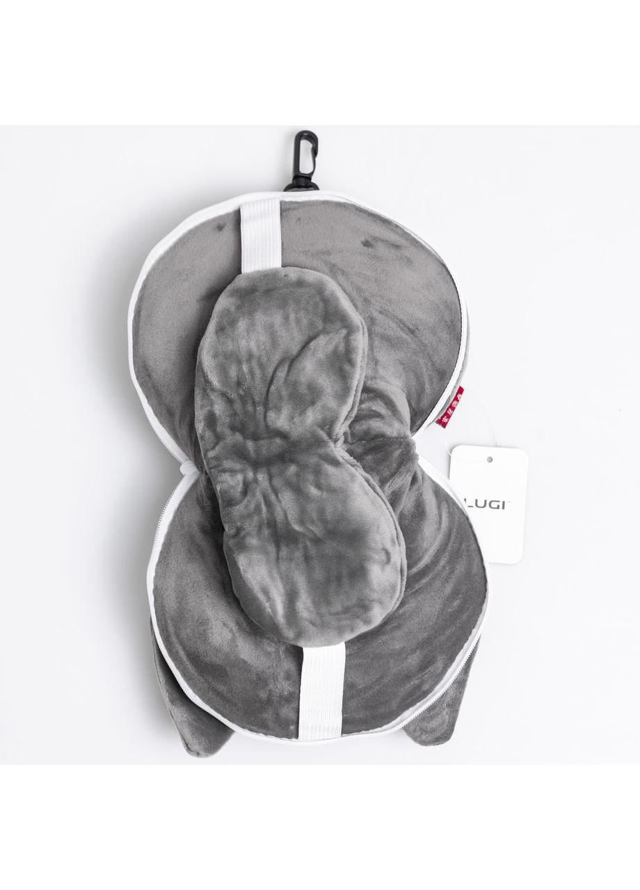 Дорожній набір 2 в 1 Fine Cat подушка-трансформер маска для сну для подорожей комфортний відпочинок підтримка голови Yiwu (370602363)