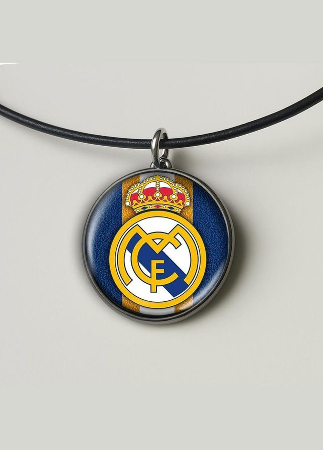 Підвіска (кулон) Реал Мадрид (футбольна команда) #05 (круглий) No Brand (328049920)