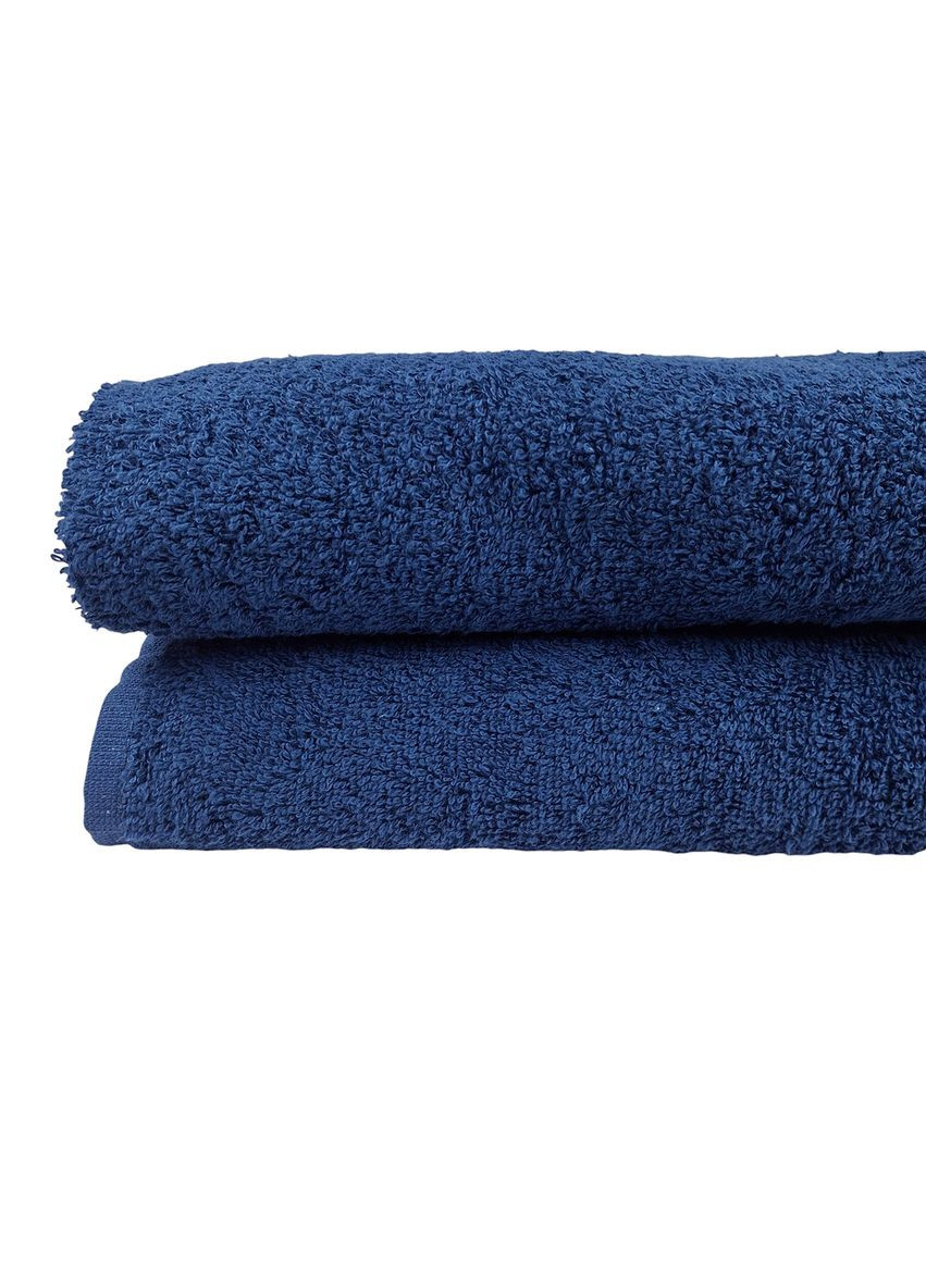 Рушник Inspire махровий 70х140 см 500грм темносиній (2800004645393) SoundSleep синій