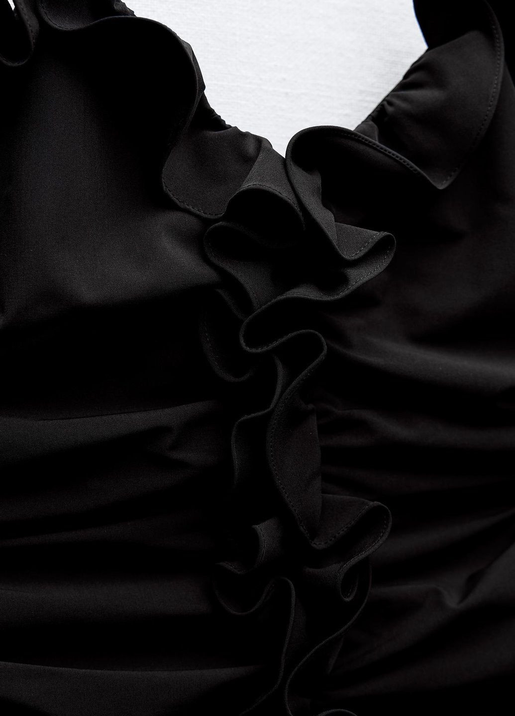 Чорна вечірня сукня Zara однотонна