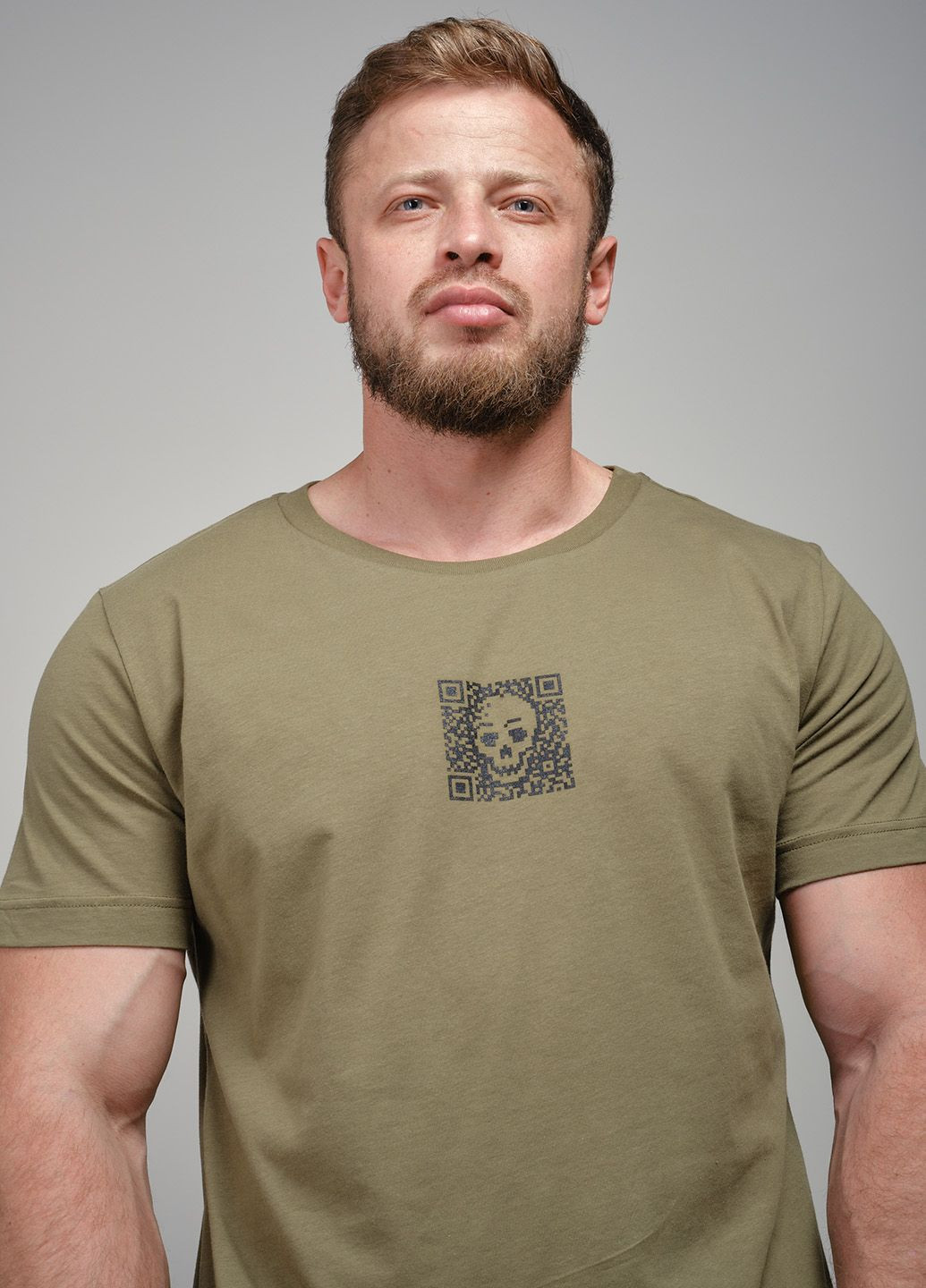 Хаки (оливковая) мужская футболка 103283 Power