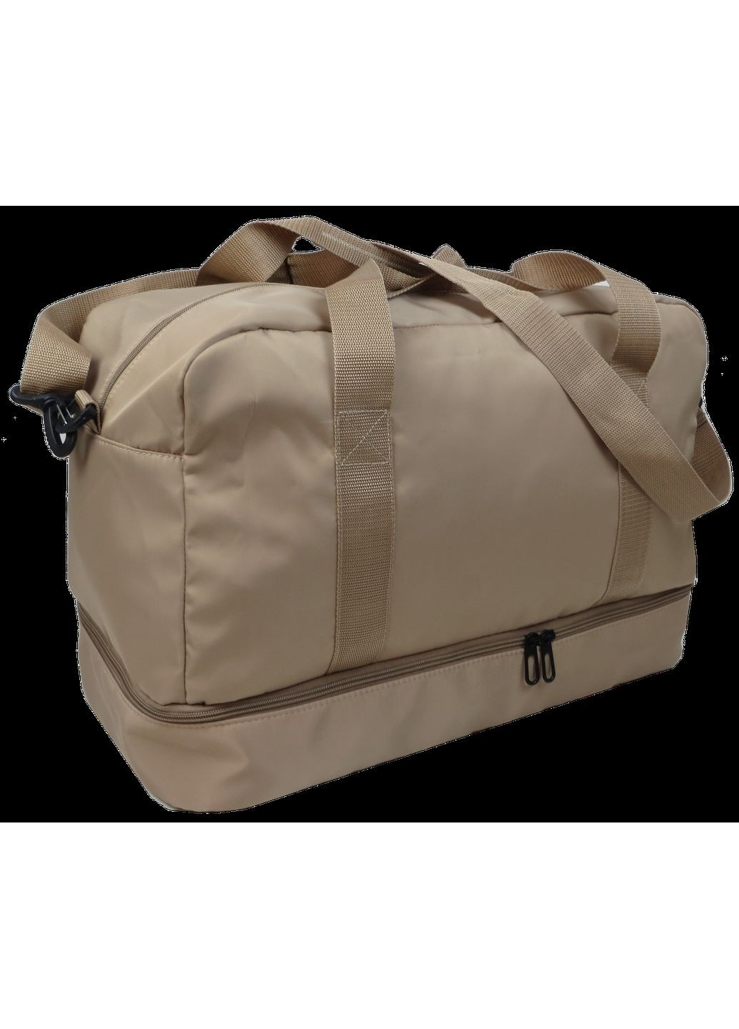 Дорожня сумка з відділом для взуття 40L бежева Wallaby (360894171)