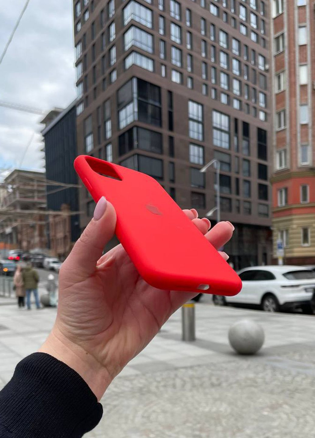 Чохол для iPhone 11 Pro червоний Red Silicone Case силікон кейс No Brand (289754202)