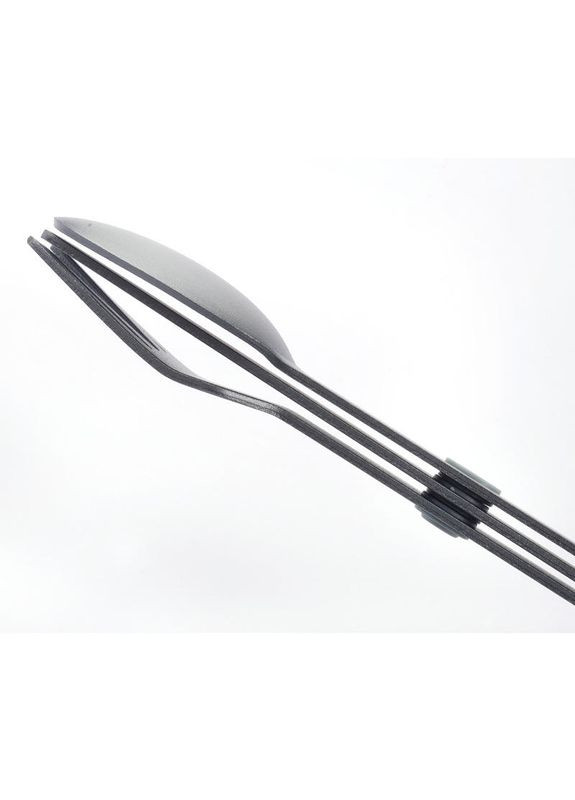 Компактний набір алюмінієвих столових приборів на магнітах 3 предмети, сірий More (317253881)