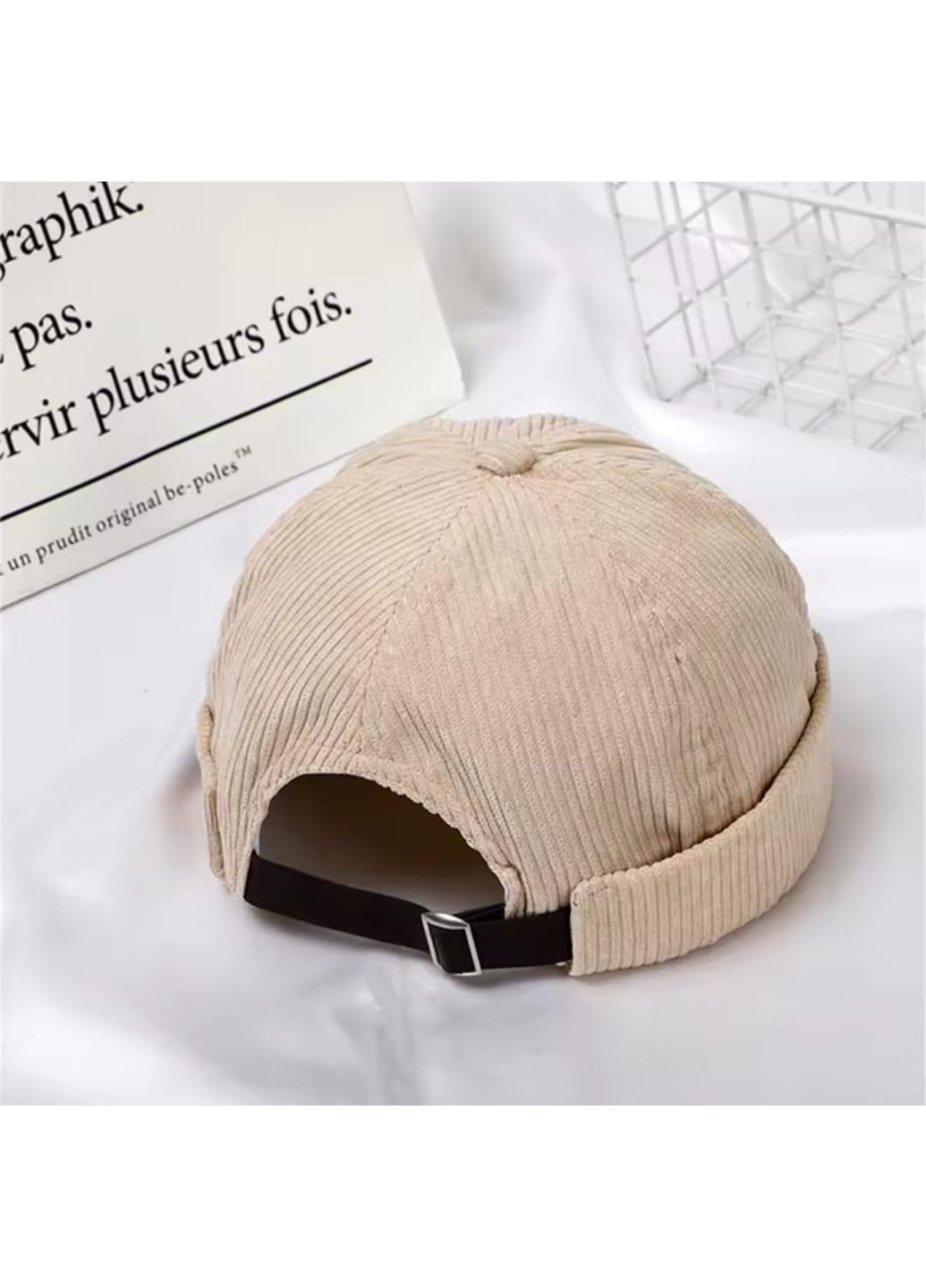 Вельветовая кепка докер без козырька, молодежная кепка Docker Lukky (366547289)