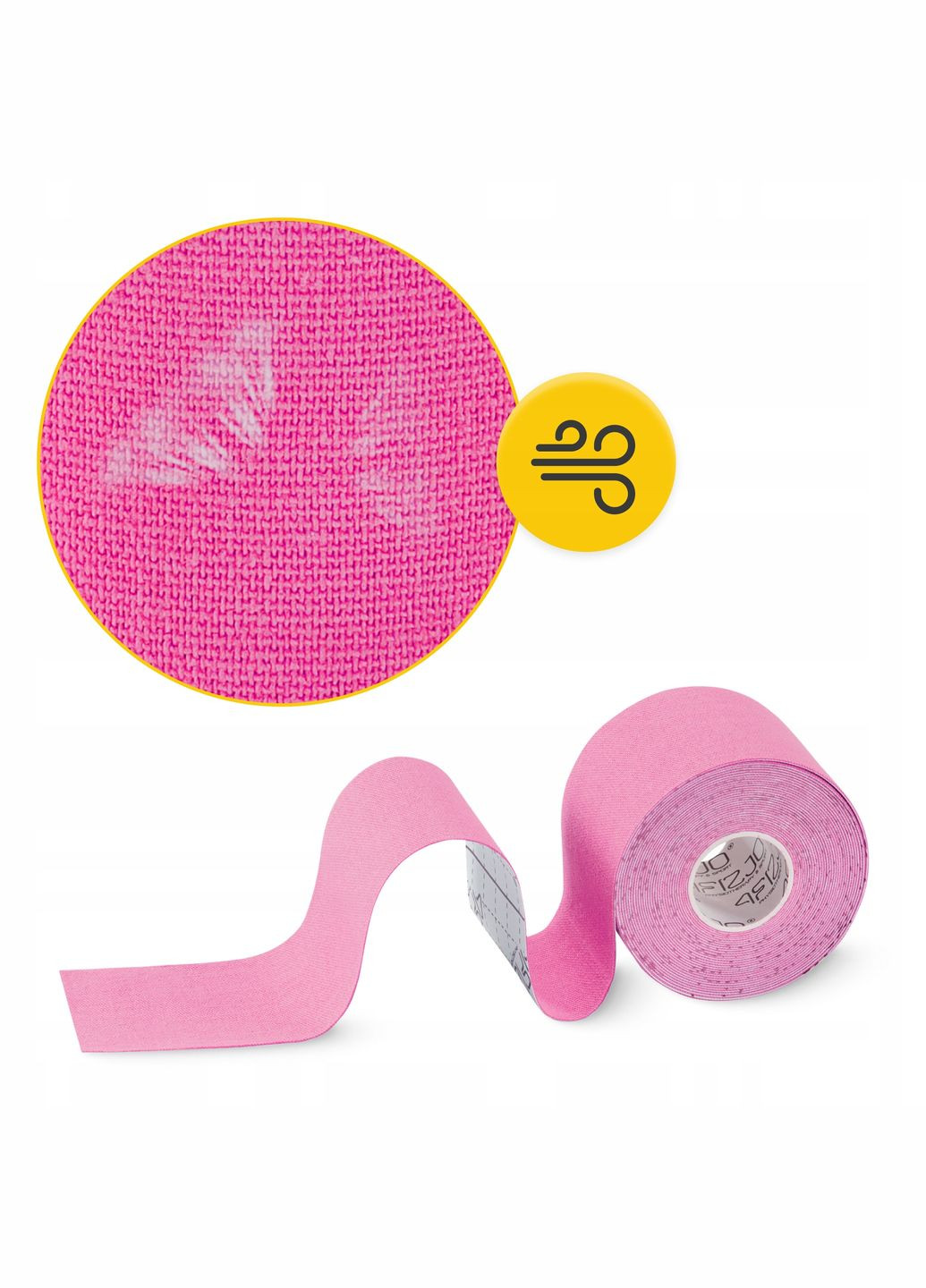 Лента кинезиологическая (кинезио тейп) 5 см x 5 м Pink () 4FIZJO P-5907739316004 (340459080)
