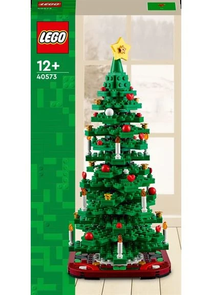 Конструктор Icons Новорічна ялинка 784 деталі Пластик 19х35х9 см Зелена Lego (393590409)