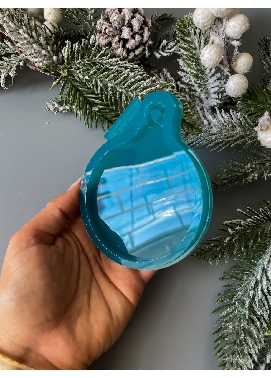 Молд Шар форма для новогодних игрушек на елку силиконовая форма для эпоксидной смолы No Brand (370566815)