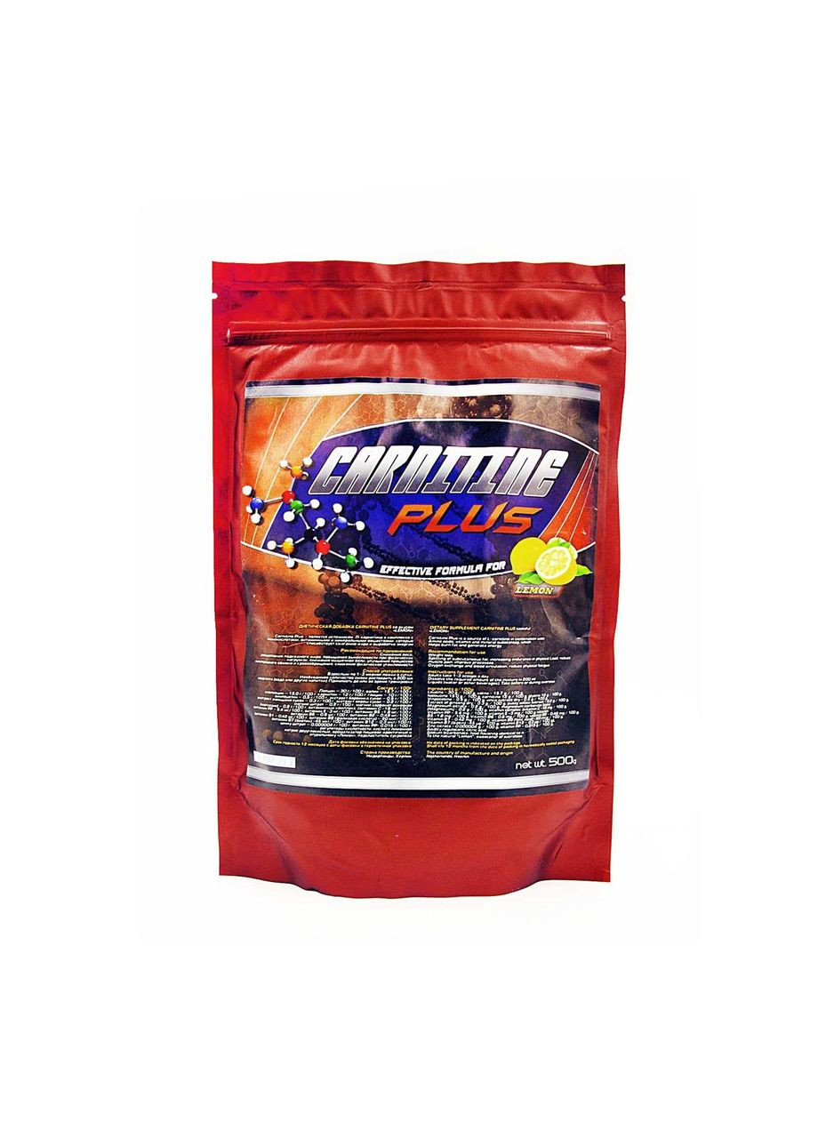 Жироспалювач з L-карнітином Carnitine Plus Лимон 500 г No Brand (372606956)