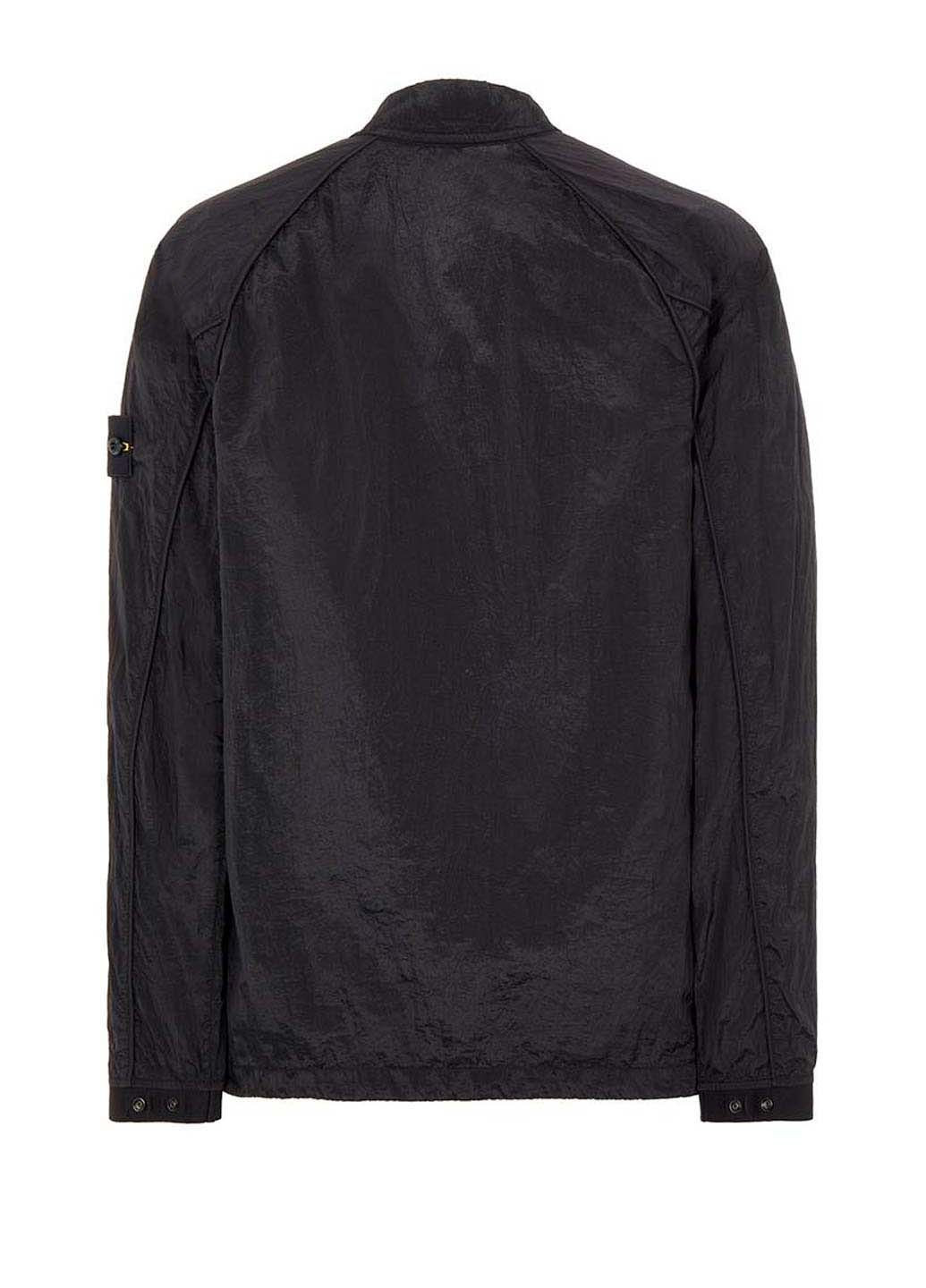 Черная демисезонная куртка Stone Island