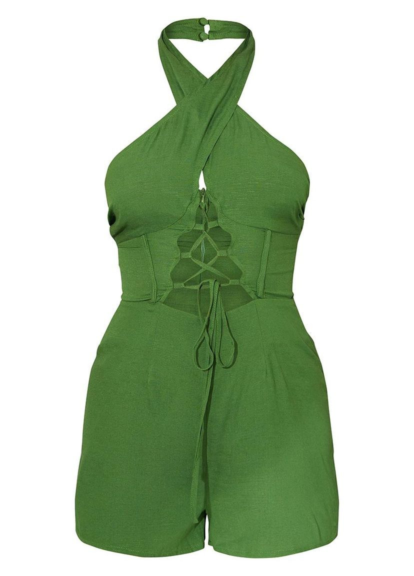 Комбінезон Boohoo зелений