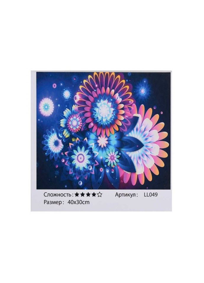Алмазна мозаїка Квіти, (40х30 см) TK Group (294607909)